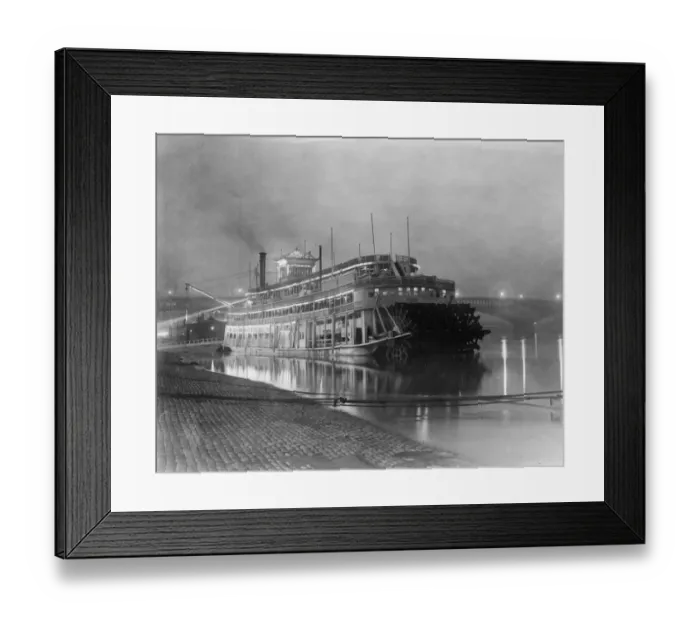 Framed Print : Mississippi Riverboat Framed Print : Mississippi Riverboat
