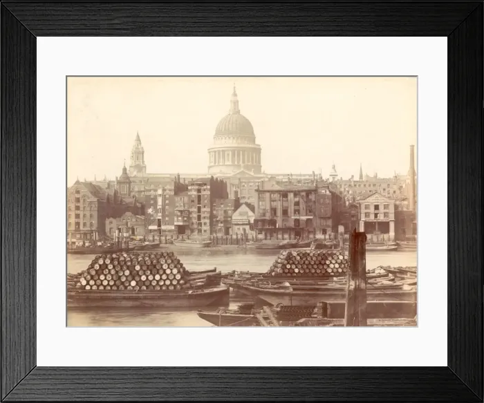 Framed Print : Bankside View Framed Print : Bankside View