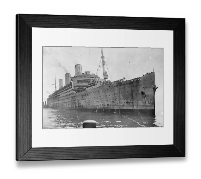 Framed Print : USS Leviathan