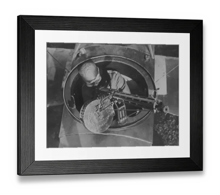 Framed Print : Cockpit Machine Gun Framed Print : Cockpit Machine Gun