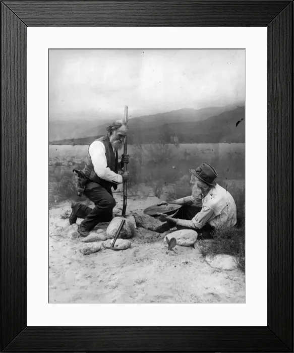 Framed Print : Gold Prospectors Framed Print : Gold Prospectors