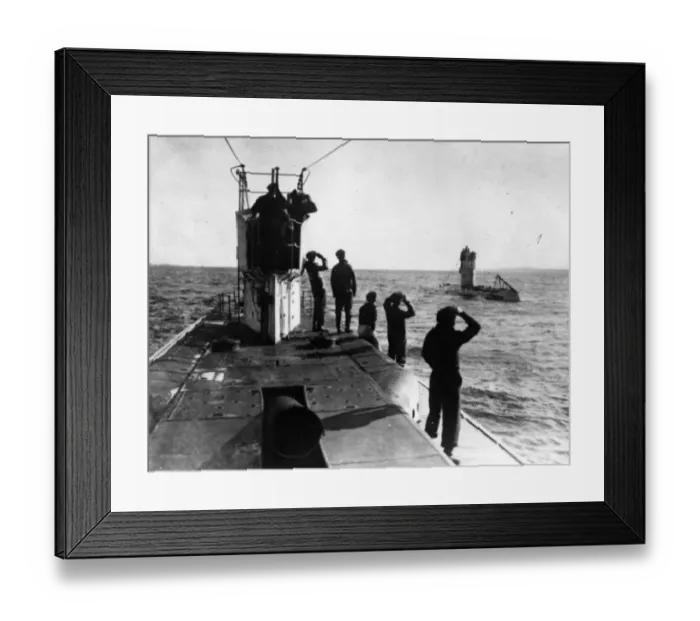 Framed Print : German U-Boats