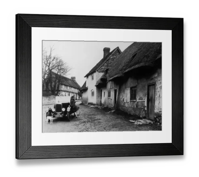 Framed Print : Village Cottage Framed Print : Village Cottage