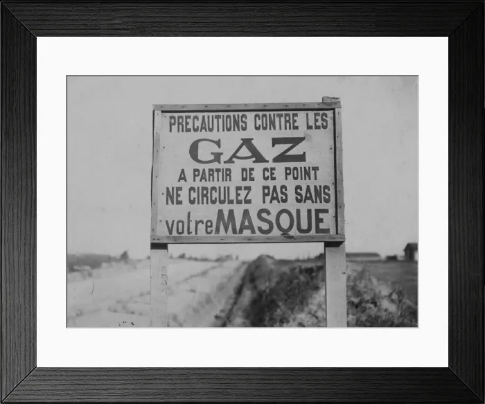 Framed Print : Gas Warning Framed Print : Gas Warning