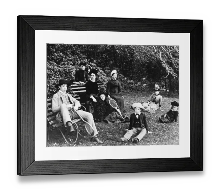 Framed Print : Tennis Break Framed Print : Tennis Break