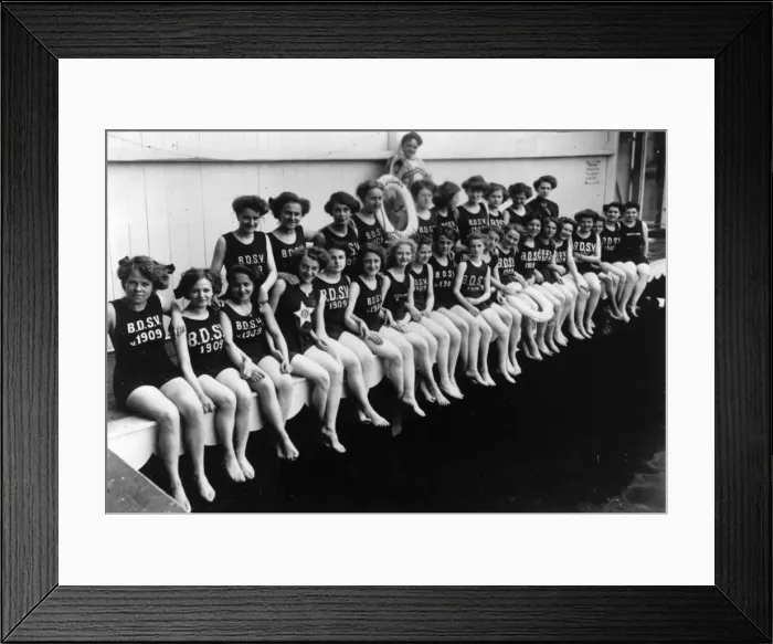Framed Print : Girls In Swimsuits Framed Print : Girls In Swimsuits