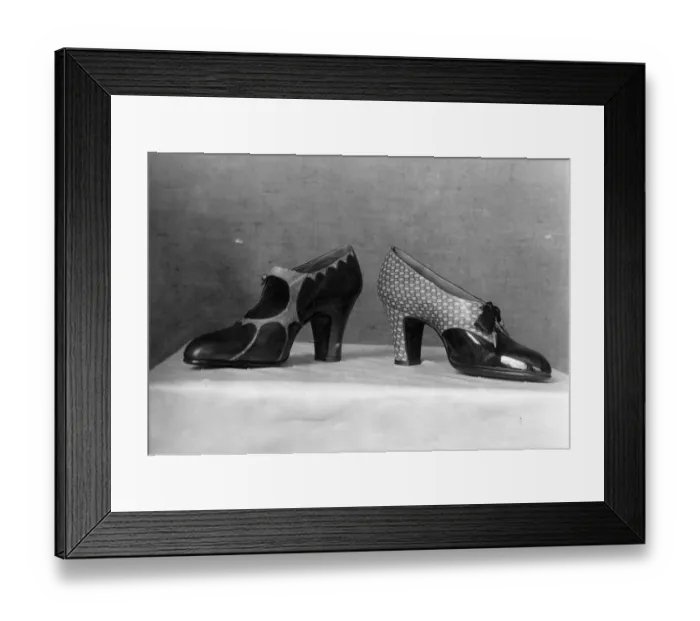 Framed Print : Forties Shoes Framed Print : Forties Shoes