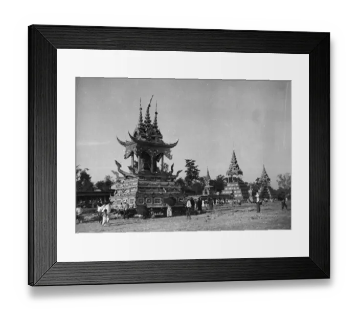 Framed Print : Burmese Cremation Framed Print : Burmese Cremation