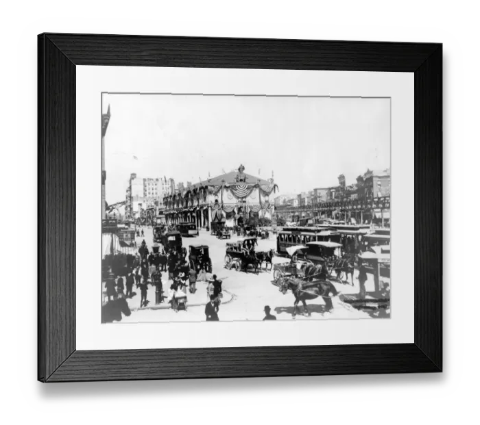 Framed Print : Herald Square Framed Print : Herald Square