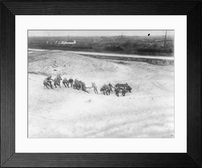 Framed Print : Dune Drudgery Framed Print : Dune Drudgery