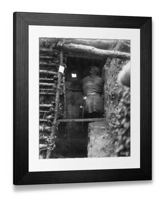 Framed Print : German Trench Framed Print : German Trench