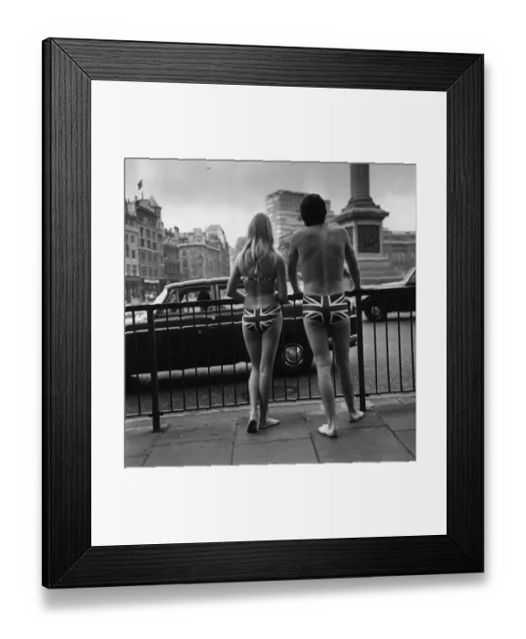 Framed Print : Union Jack Trunks Framed Print : Union Jack Trunks