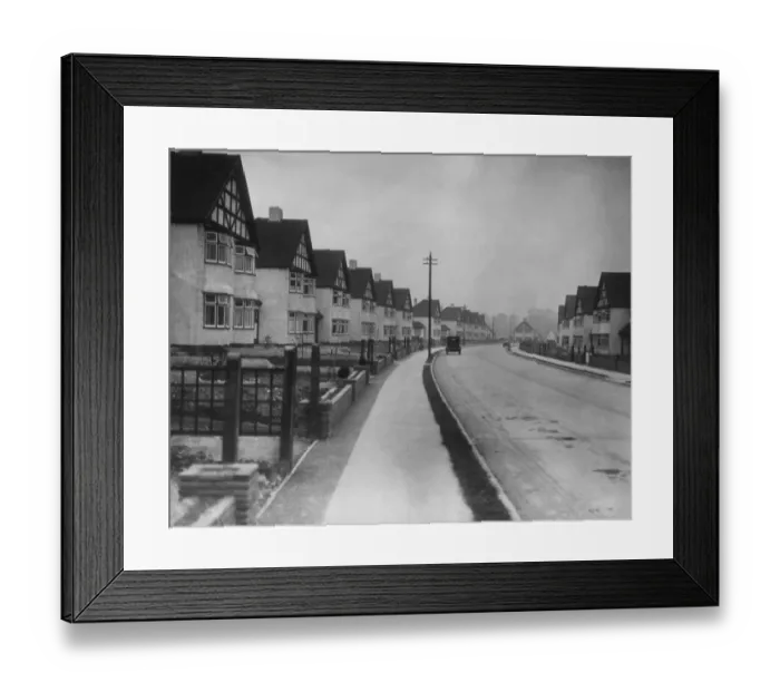 Framed Print : Suburban Estate