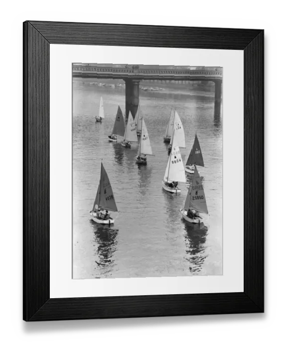 Framed Print : Thames Dinghy Race Framed Print : Thames Dinghy Race