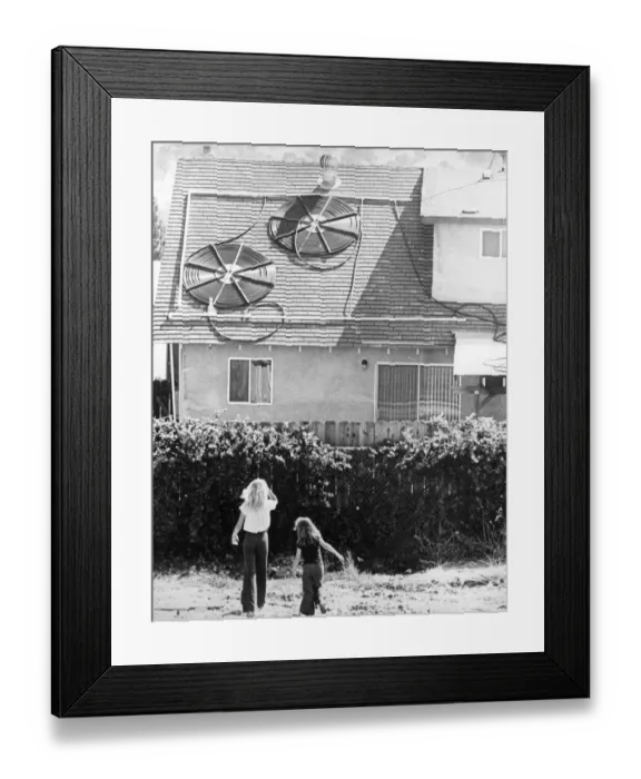 Framed Print : Solar Heating