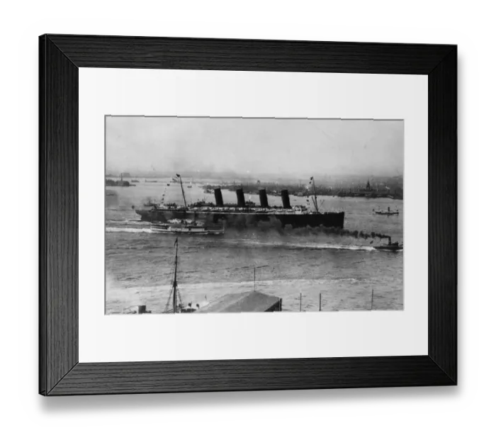 Framed Print : The Lusitania Framed Print : The Lusitania