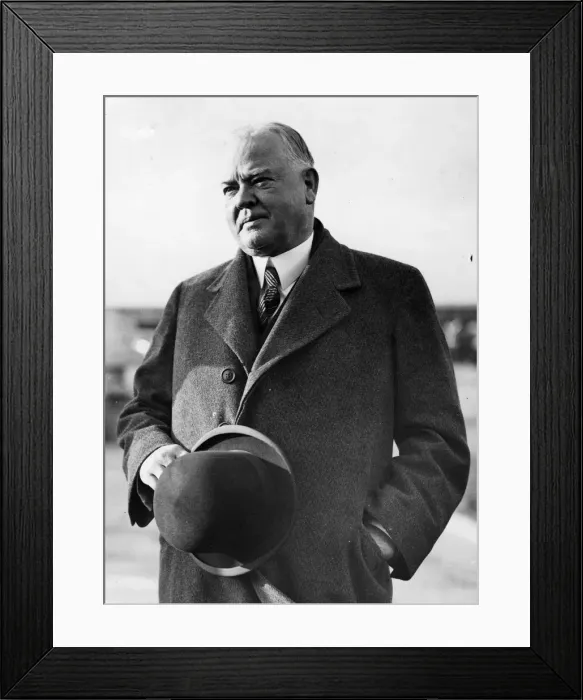 Framed Print : Herbert Hoover Framed Print : Herbert Hoover
