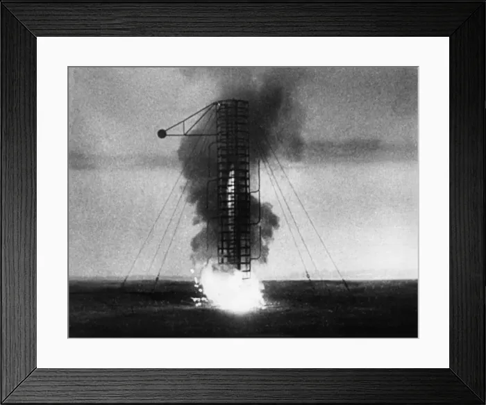 Framed Print : Test Launch Framed Print : Test Launch
