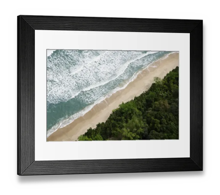 Framed Print : Coastline Framed Print : Coastline