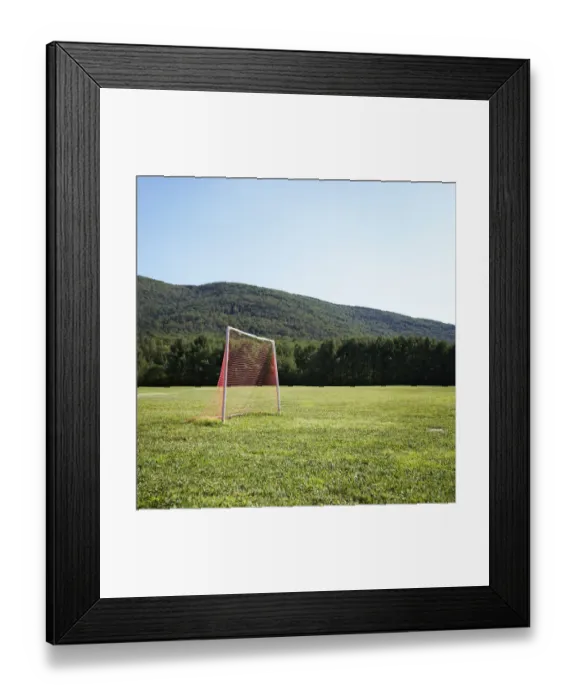 Framed Print : Soccer Goal Framed Print : Soccer Goal
