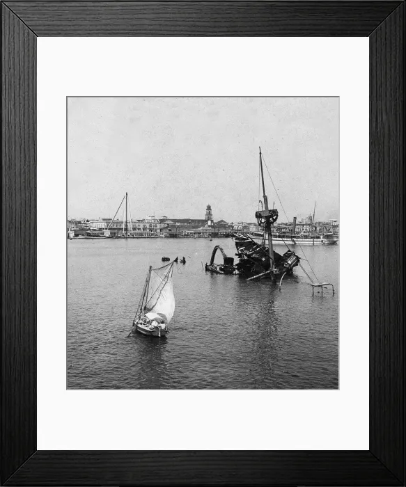 Framed Print : Wreck Of The Maine Framed Print : Wreck Of The Maine