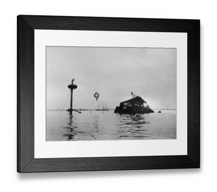 Framed Print : Wreck Of The Maine Framed Print : Wreck Of The Maine