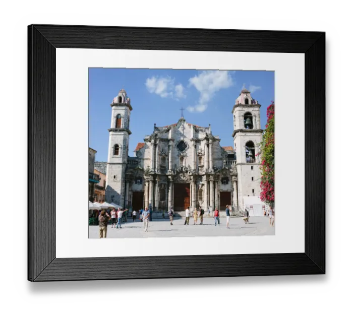 Framed Print : Havana Cathedral, Cuba