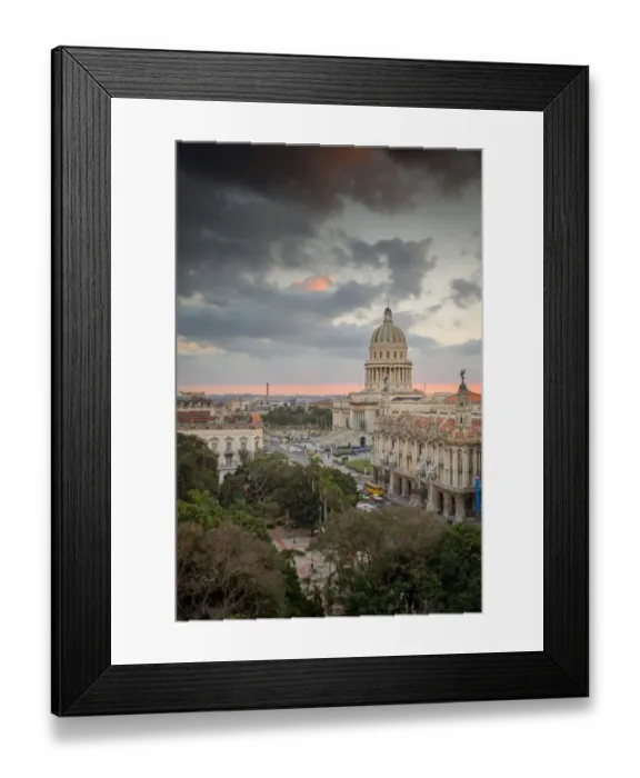 Framed Print : Capitol building in Havana
