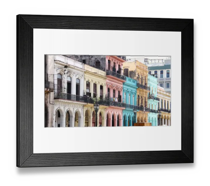 Framed Print : Colorful Streets - Havana, Cuba Framed Print : Colorful Streets - Havana, Cuba