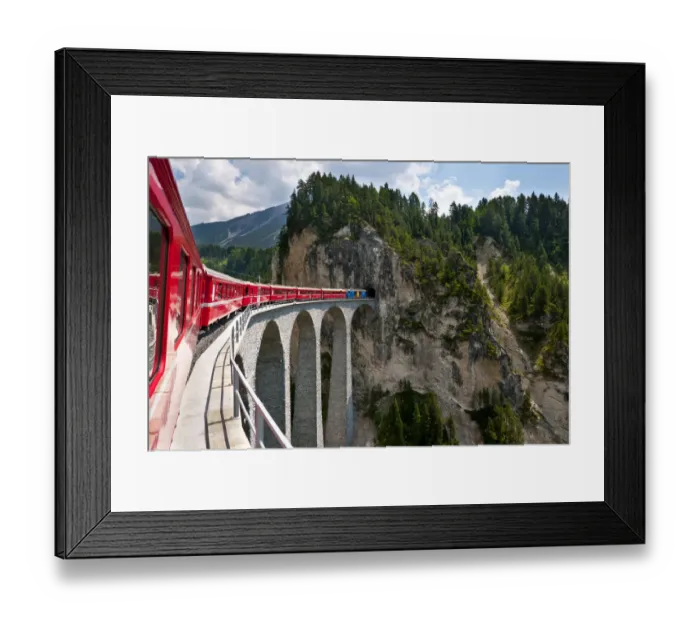 Framed Print : Landwasserviadukt Framed Print : Landwasserviadukt