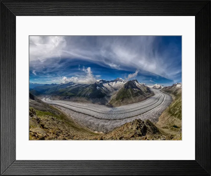 Framed Print : Aletsch Glacier Framed Print : Aletsch Glacier