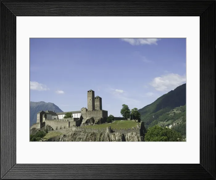 Framed Print : Switzerland, Ticino, Bellinzona, Castelgrande Framed Print : Switzerland, Ticino, Bellinzona, Castelgrande
