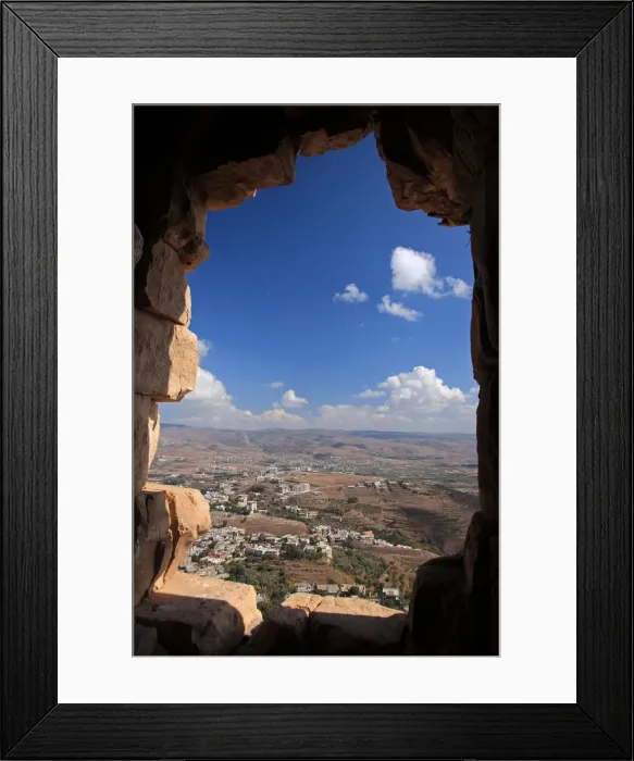 Framed Print : View from Krak des Chevaliers Framed Print : View from Krak des Chevaliers
