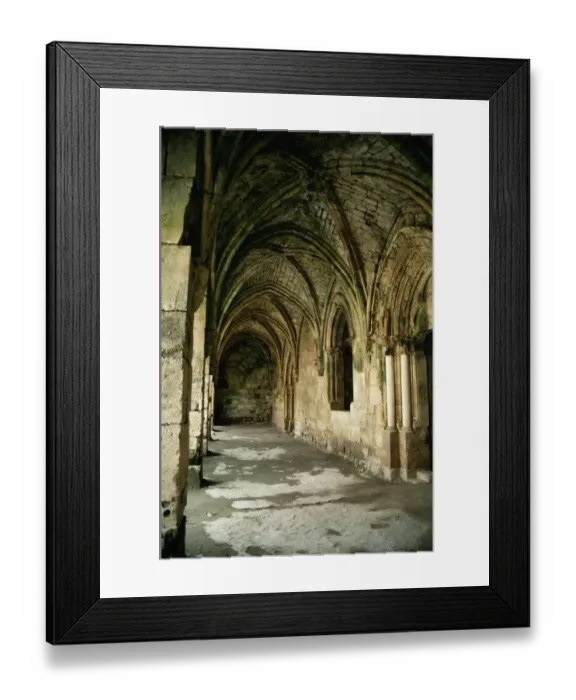 Framed Print : Castle Corridor