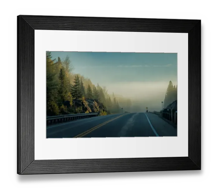 Framed Print : An Algonquin Highway Framed Print : An Algonquin Highway