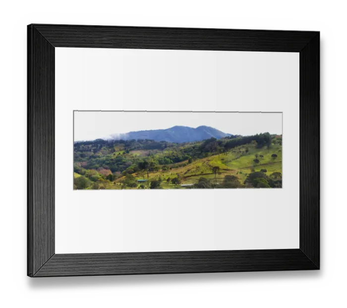 Framed Print : Costa Rican valley