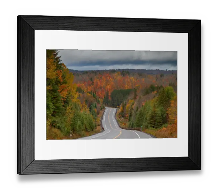 Framed Print : Highway 60 in Algonquin Park, Canada Framed Print : Highway 60 in Algonquin Park, Canada