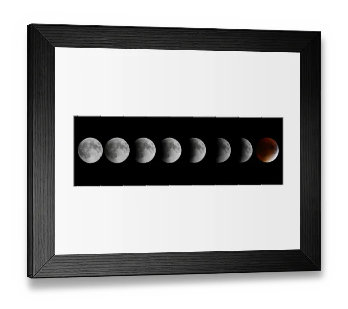 Framed Print : Lunar Eclipse and Blood Moon Framed Print : Lunar Eclipse and Blood Moon