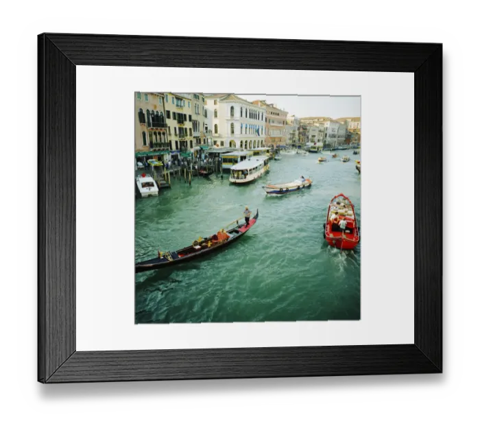 Framed Print : Italy, Venice, gondola and boats on Grand Canal Framed Print : Italy, Venice, gondola and boats on Grand Canal