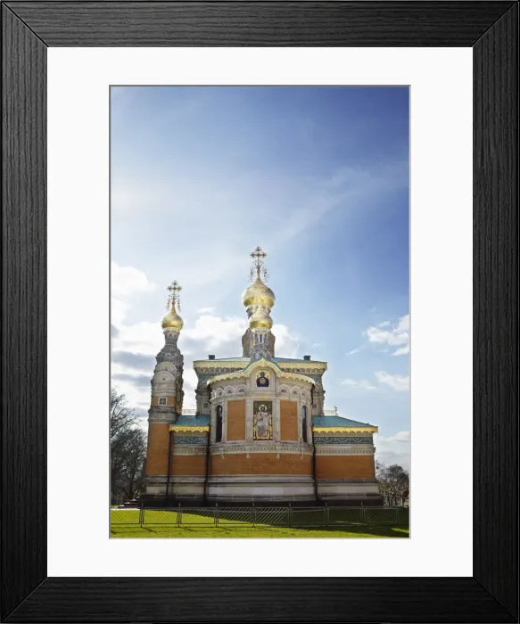 Framed Print : Russian Orthodox Church in Darmstadt Framed Print : Russian Orthodox Church in Darmstadt