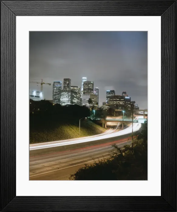 Framed Print : Illuminated Cityscape Framed Print : Illuminated Cityscape