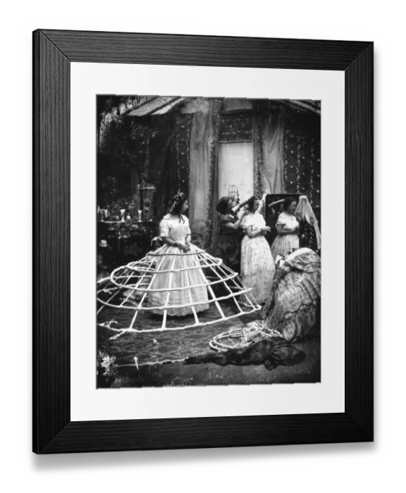 Framed Print : Hoop Skirt Framed Print : Hoop Skirt