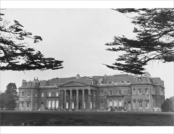 Luton Hoo. April 1950: The outside of Luton Hoo in Bedfordshire which houses
