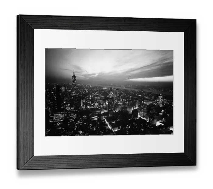 Framed Print : New York Night Sky Framed Print : New York Night Sky