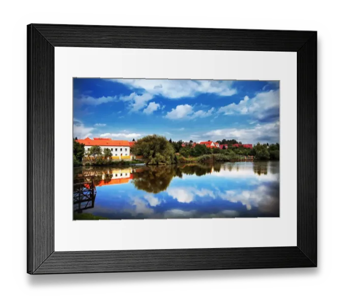 Framed Print : Telc, Czech Republic Framed Print : Telc, Czech Republic