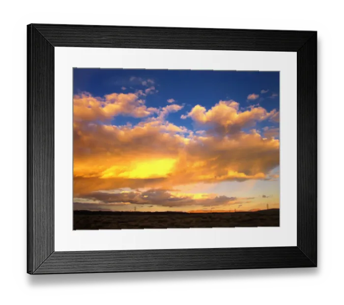 Framed Print : Sunset over Eastern Sierra mountain Framed Print : Sunset over Eastern Sierra mountain