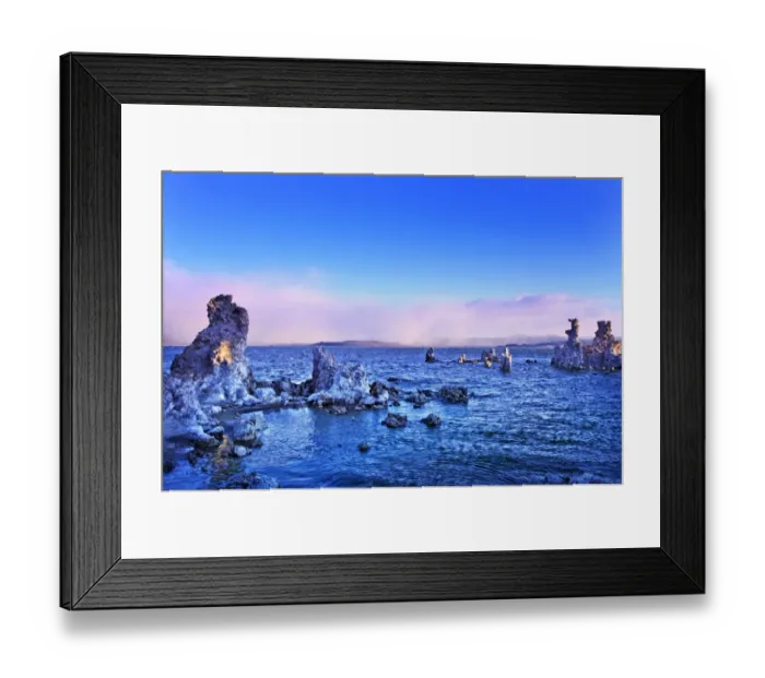 Framed Print : Blue Sunrise at Mono Lake Framed Print : Blue Sunrise at Mono Lake