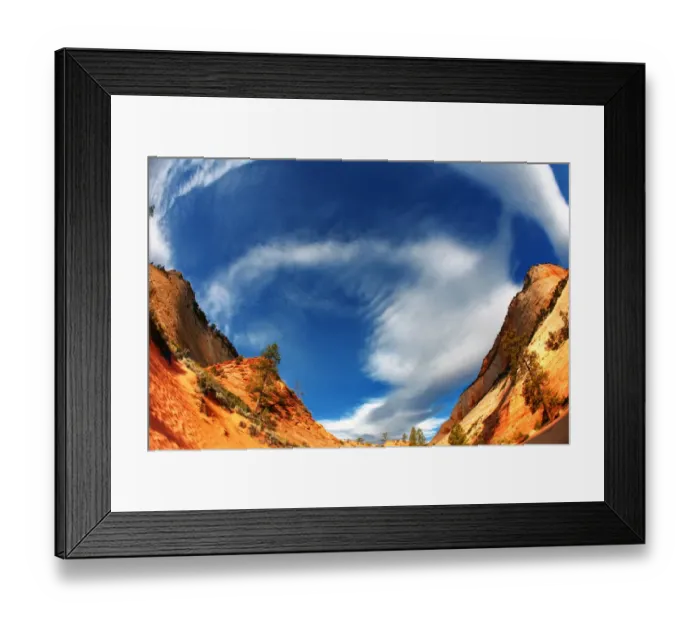 Framed Print : Sunrise Sky at Zion National Park Utah Framed Print : Sunrise Sky at Zion National Park Utah