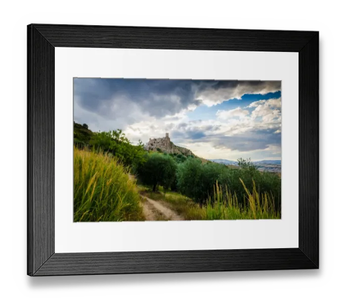 Framed Print : Craco - The ghost town Framed Print : Craco - The ghost town