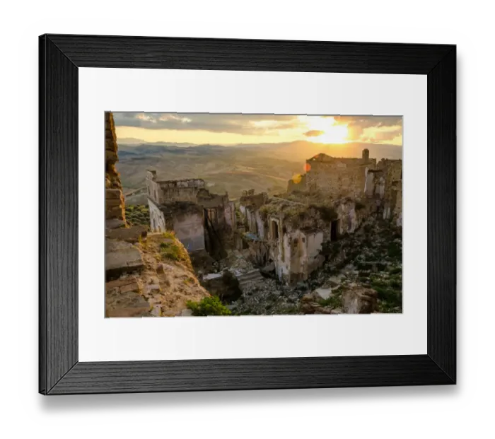 Framed Print : Craco - The ghost town Framed Print : Craco - The ghost town